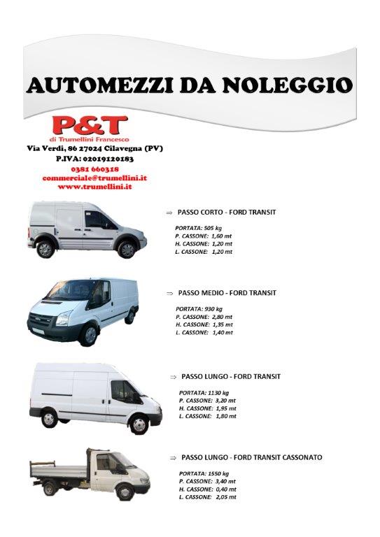 AUTOMEZZI DA NOLEGGIO